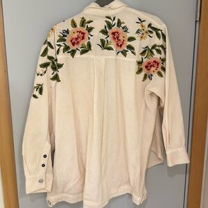 We the free corduroy shirt, worn once